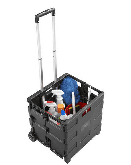 Safco Stow Away Crate (Black) , Like New/Open Box