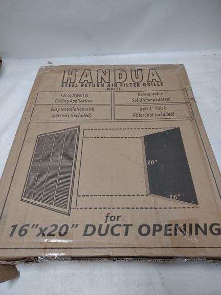 Steel Return Air Filter Grille , Like New
