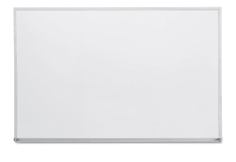 UNIVERSAL Dry Erase Board Melamine 36 x 24 , Contains Defect
