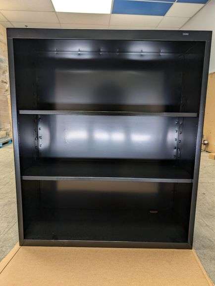 Tennsco 3-Shelf Metal Bookcase , Like New/Open Box