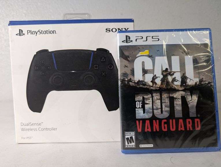 PlayStation 5 Bundle DualSense Controller & Call of Duty Game , Like New/Open Box