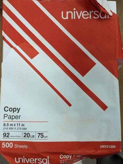Box Of  Universal Copy Paper 7 , Contains Defect
