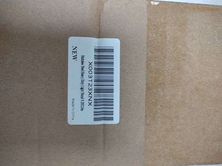 Stainless Steel Light Stand , Open Box