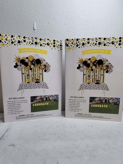 Gatherfun Graduation Party Kit Set , Like New/Open Box