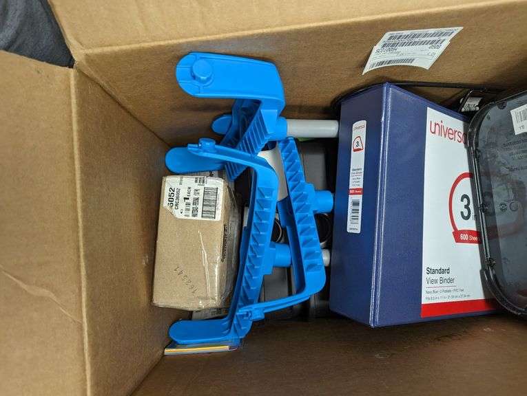 Box Of Office Supplies , Untested/Uninspected