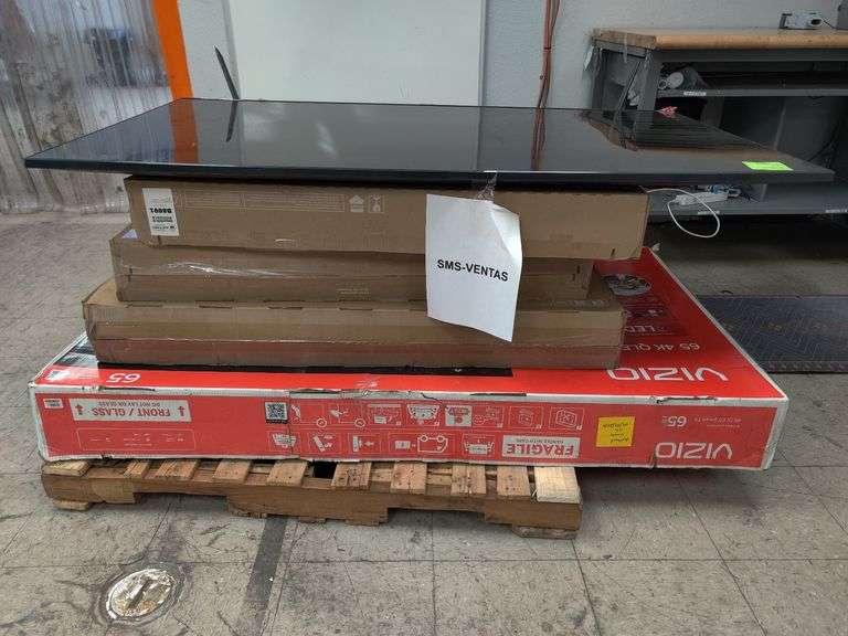 Bundle of 5 Defective TVs, Broken Screens/No Power , Contains Defect