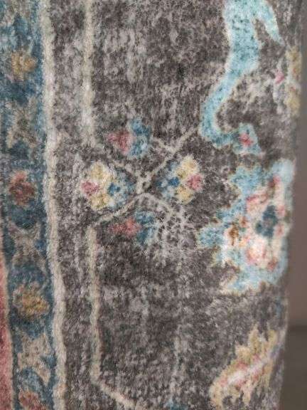 Member's Mark Everwash Washable Area Rug, 6'6"x 9'6" Red Medallion , Like New/Open Box