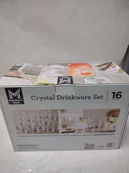 Crystal Drinkware Set , New/Sealed