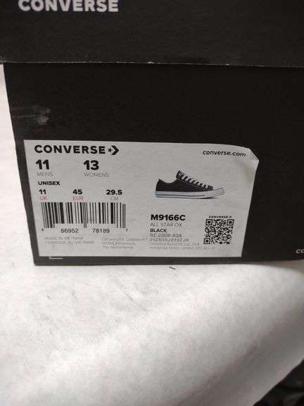 Converse Men 11 Women 13 , Like New/Open Box