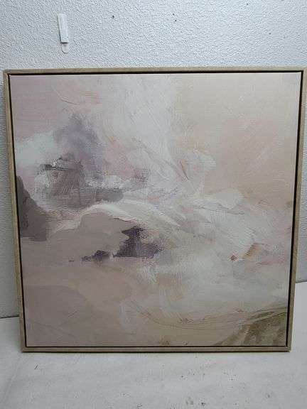 Threshold Framed Printed Canvas 24" x 24" , Like New/Open Box
