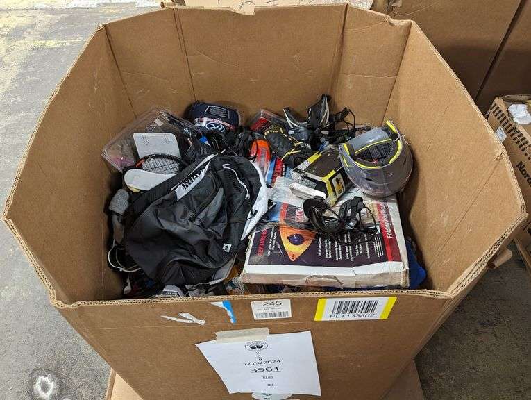 Pallet of Miscellaneous Sporting Goods Bundle , Open Box