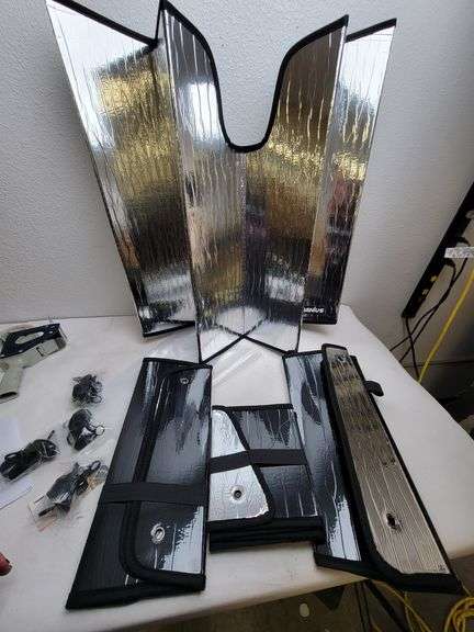 Pigenius Custom Window Sun Shades Full Set , Visually Good Condition