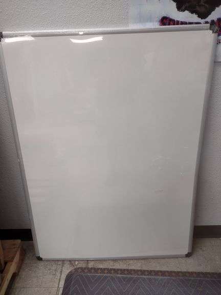 Universal Dry Erase Board, 4' x 3' , Visually Good Condition