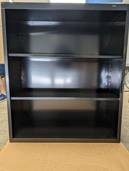 Tennsco 3-Shelf Metal Bookcase , Visually Good Condition