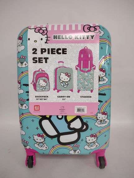 Ful Hello Kitty Carry-On Luggage & Backpack Set , Like New
