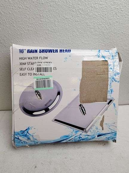 Oversized Luxury Rain Shower Head 16" , Open Box