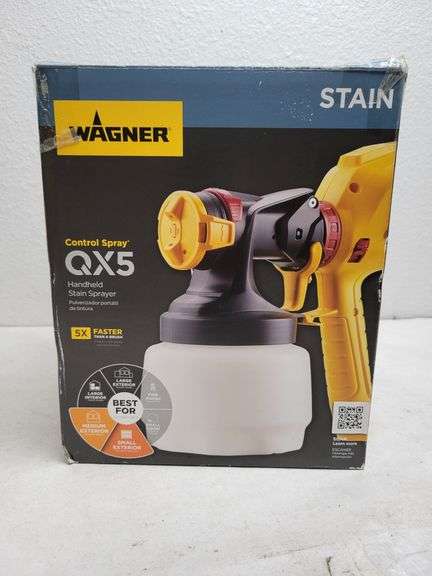 Wagner Spraytech Control Spray QX5 Handheld Stain Sprayer , Visually Used
