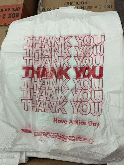 Thank You To Go T Shirt Bags , Like New/Open Box