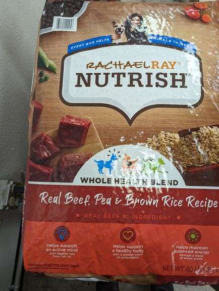 Nutrish Large Dog Food Bag , New/Sealed