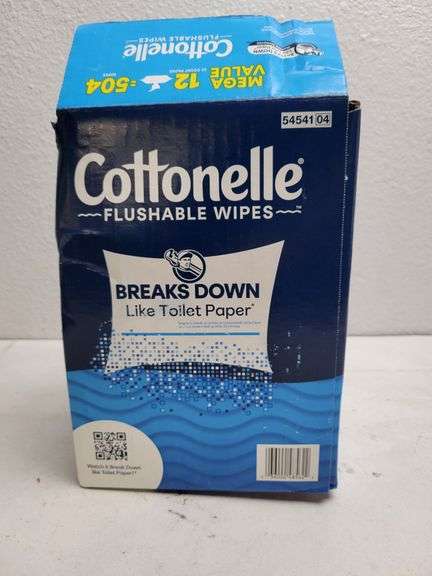 Cottonelle Flushable Wipes , Like New/Open Box