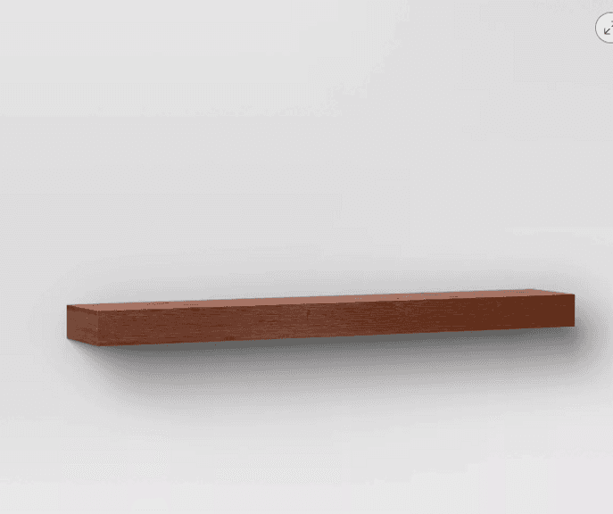Floating Wall Shelf Missing Accessories , Contains Defect