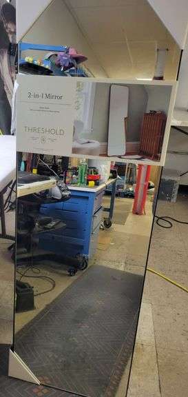 Threshold 2-in-1 Wall or Floor Mirror , Visually Good Condition