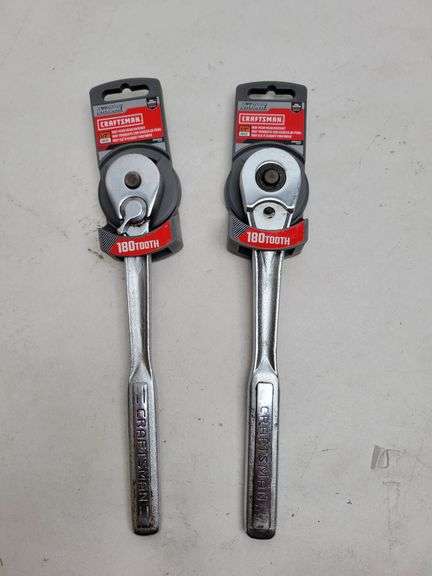 Craftsman 1/2" Drive Pear Head Ratchet Set , Visually Good Condition
