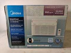 Midea 12,000 BTU Smart Inverter Window AC, MAW12V1YWT-S , Like New/Open Box