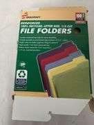 Skill Craft File Folders 100 Pack , Like New/Open Box