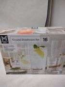 Crystal Drinkware Set , New/Sealed