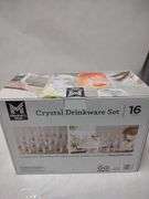 Crystal Drinkware Set , New/Sealed