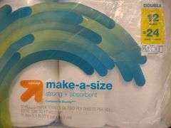 Up&Up Make-A-Size Paper Towels Set , New/Sealed