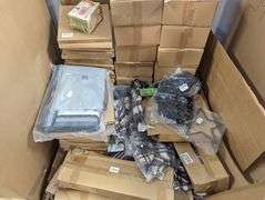 Pallet of Sunshade Kits, Valentines Wreath, Flannel Shirts, Outdoor Hats & Miscellaneous Items Bundle , Like New