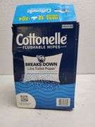 Cottonelle Flushable Wipes , Like New/Open Box