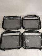 Holay 4 Packs PVC Zipper Cases , Visually Good Condition