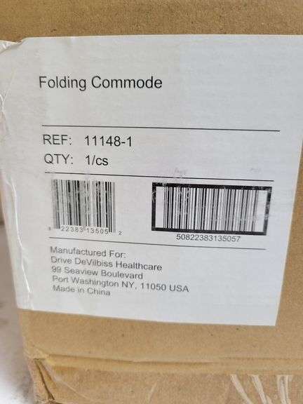 Drive Medical Folding Commode , Like New