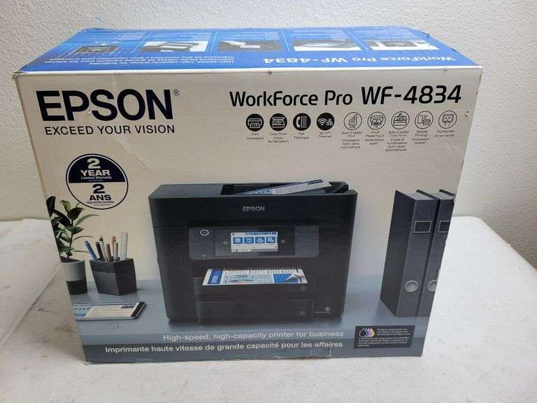 Epson Workforce Pro WF-4834 All in One Inkjet Printer , Like New