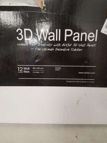 3D Wall Art Panel , Open Box