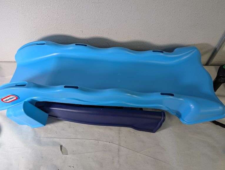 Little Tikes 2-in-1 Outdoor/Indoor Wet or Dry Foldable Playground Slide , Open Box
