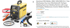 Hizone MIG-200 Welder Machine , Open Box