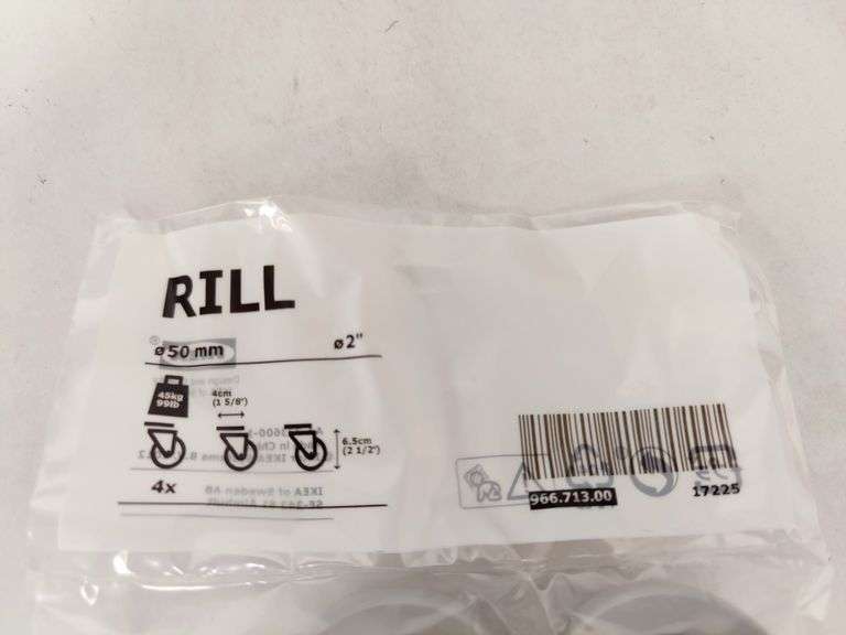 Caster Wheels 2", Set of 4, Box w/ 24 Pk | Like New