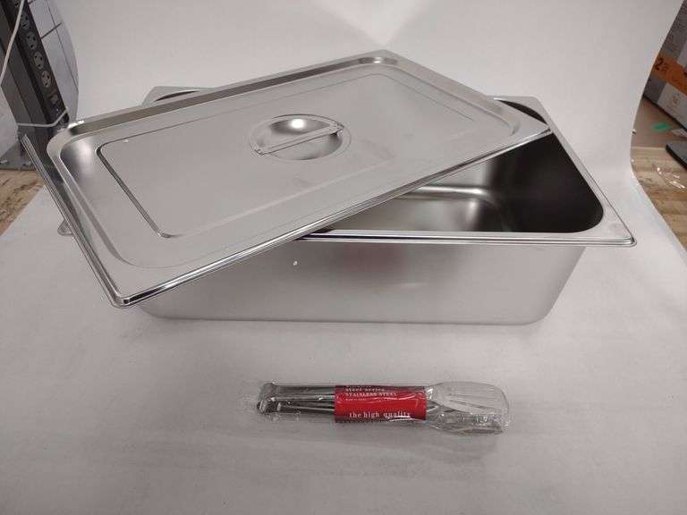 Full Size Steam Pans Set Of 4 | Open Box | (See Condition Notes)