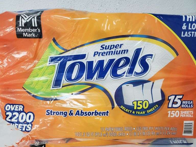 Member's Mark Paper Towels, 14 Rolls | Open Box | (See Condition Notes)