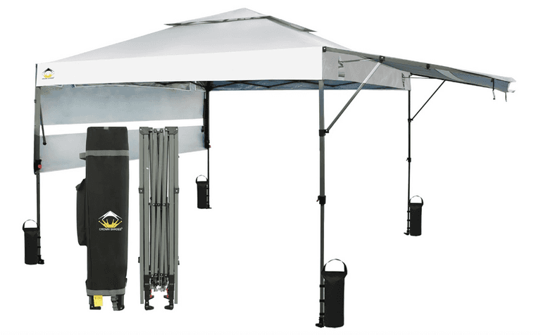 Extenable Canopy For Machine CROWN SHADES Canopy with Extendable Awning | Open Box | (See Condition ...
