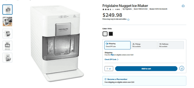 Frigidaire Nugget Ice Maker | Open Box