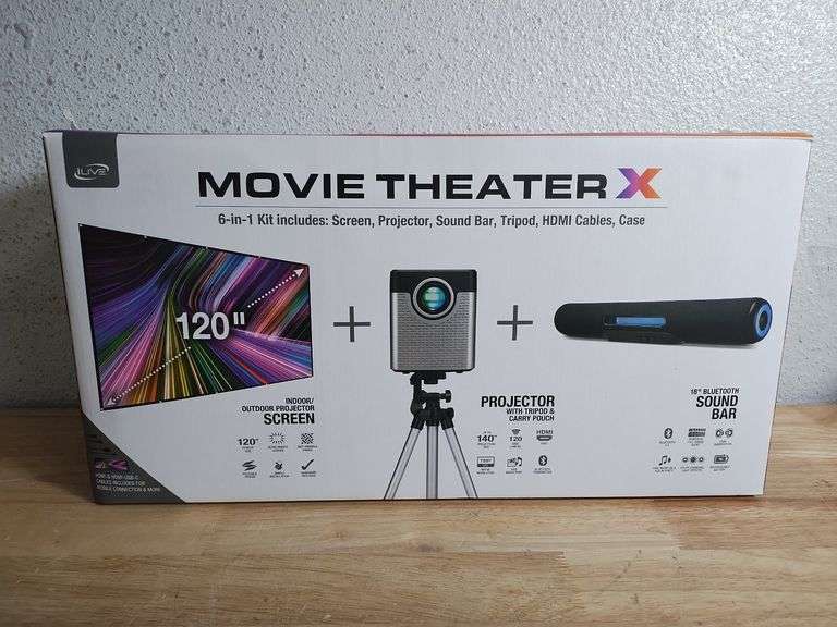 iLive Movie Theater X Bundle | Open Box | (See Condition Notes)