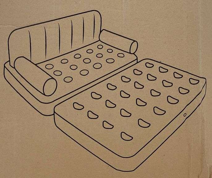 Self-Inflatable Folding Sofa | Open Box | (See Condition Notes)