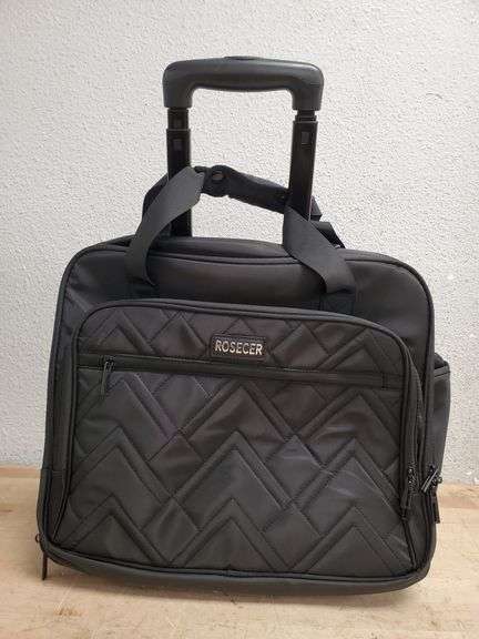 ROSECER Rolling Briefcase Laptop Bag 16.5"x10.2"x 15" | Open Box