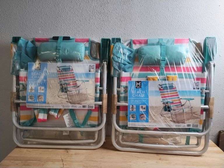 MEMBERS MARK Beach Chair, Set Of 2 | Like New
