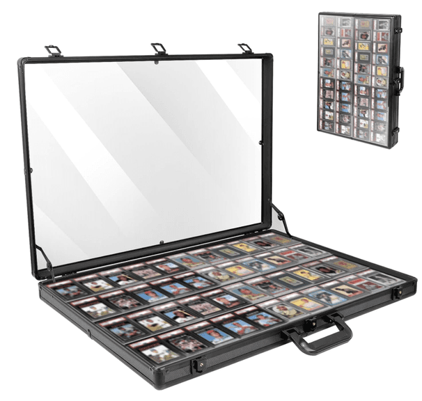 LTLUO - Card Show Display Case Large Aluminum, Trading Card | Open Box ...